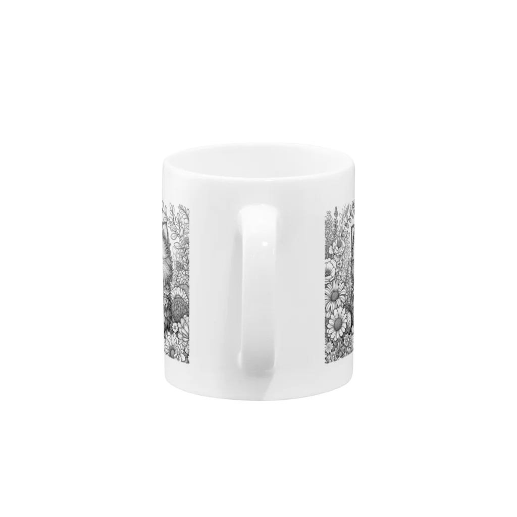 cocoalmondのねこのマグカップ Mug :handle