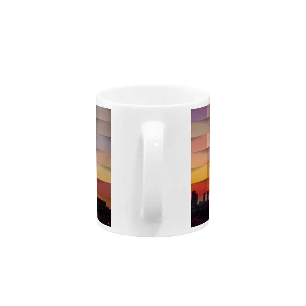 Dear_factoryのSunset_to you Mug :handle