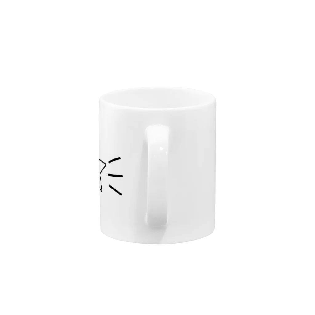 ひまわりんごのいびつな流れ星 Mug :handle