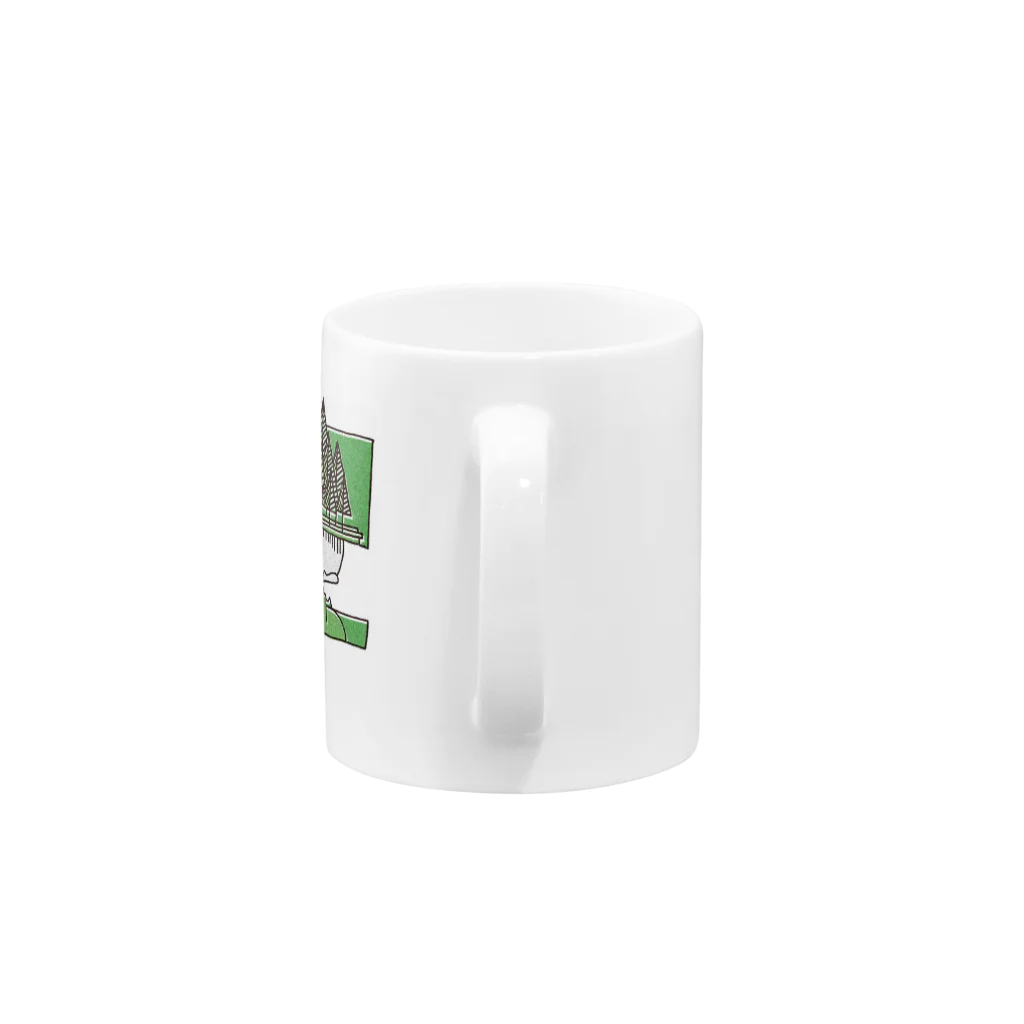 takaaki2019akiのgreenboy Mug :handle