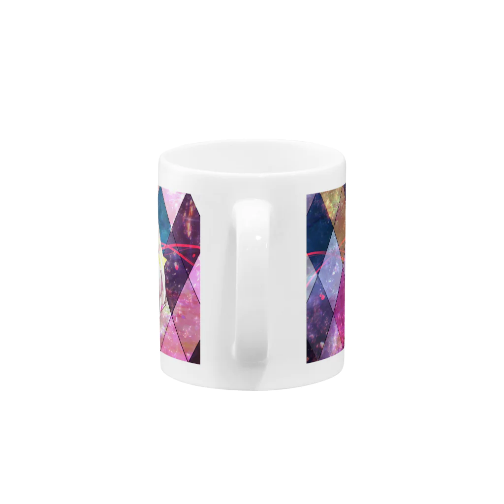 紙芝居の割れやすい星 Mug :handle