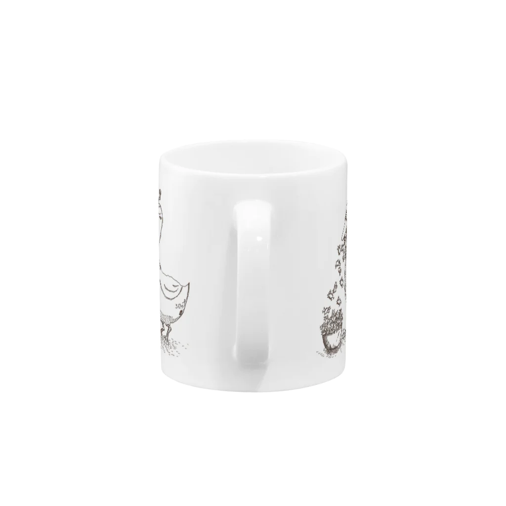 アルバトロスデザインのアヒルのかき氷器 Mug :handle