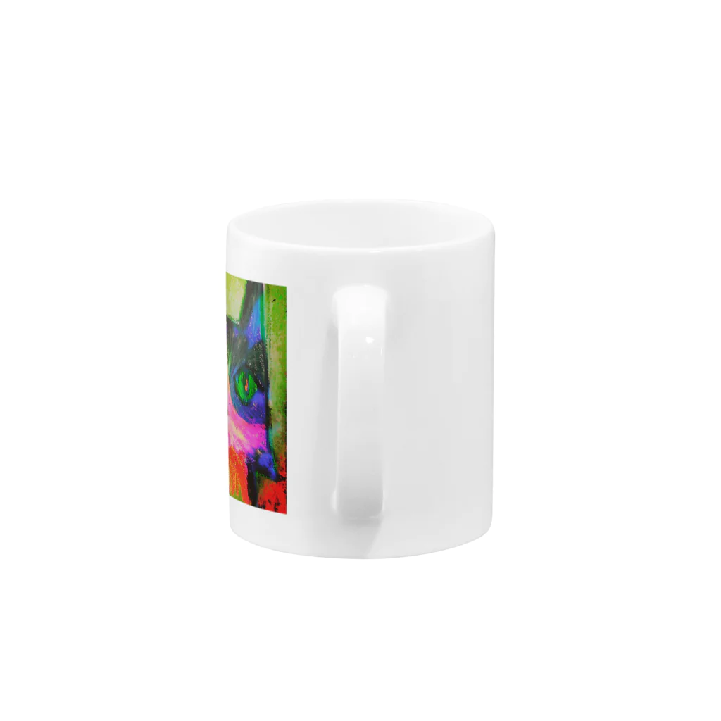  YuwarurE【ユワルレ】のハッチィ・ワレン Mug :handle