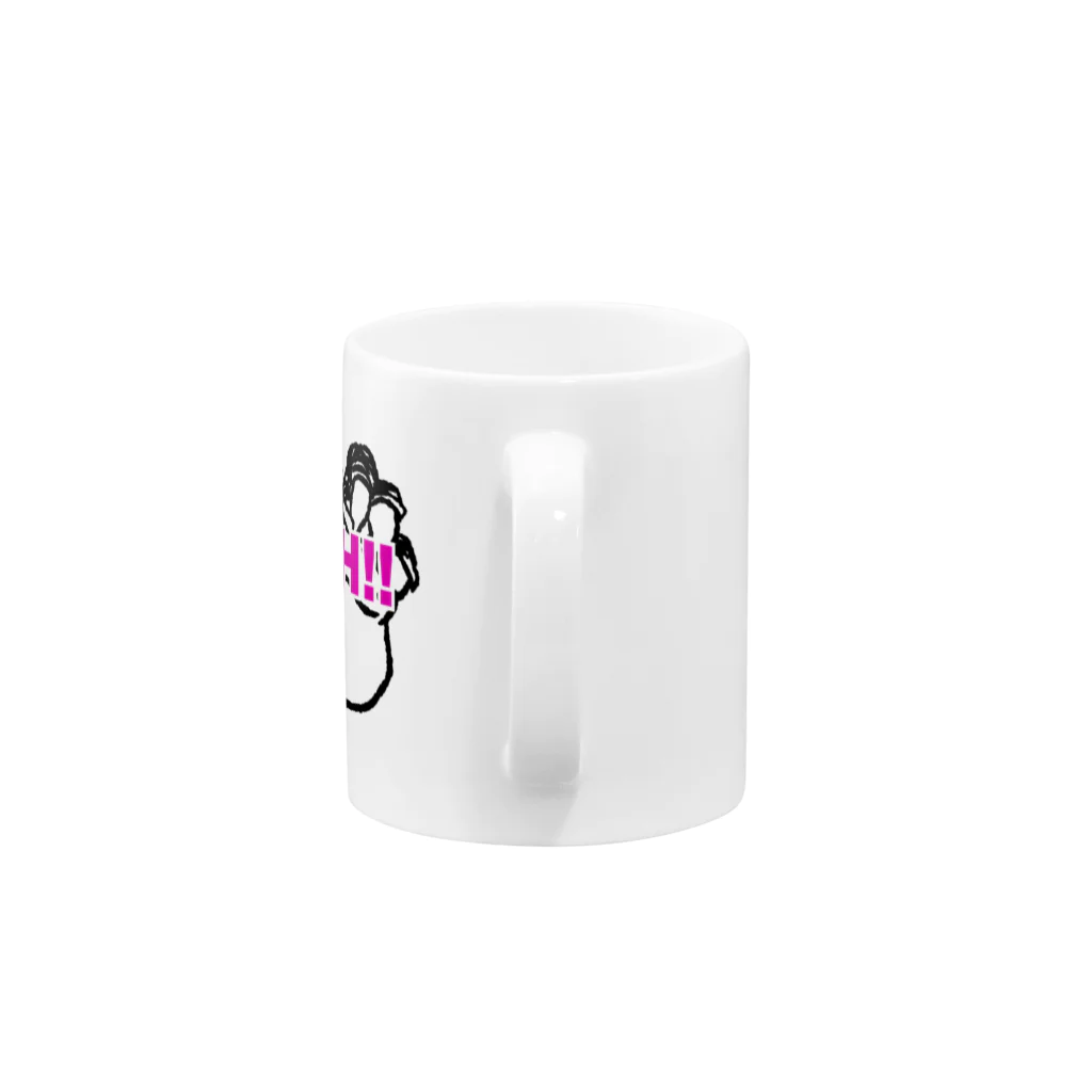 KUBIKIRI-QUID⚡SHOPのＮＨＡＡＡＡＨ！シリーズ Mug :handle