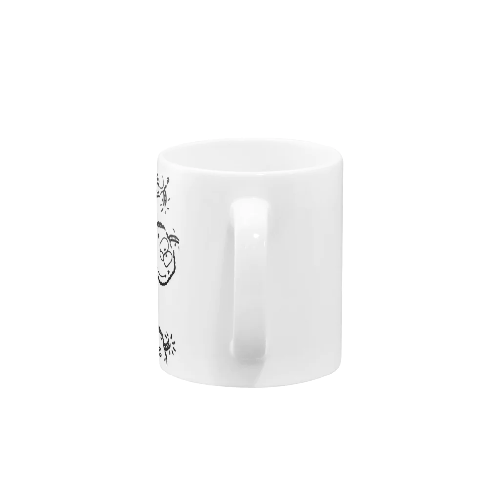 社会人アーティストまえぽんのバクダン家族 Mug :handle