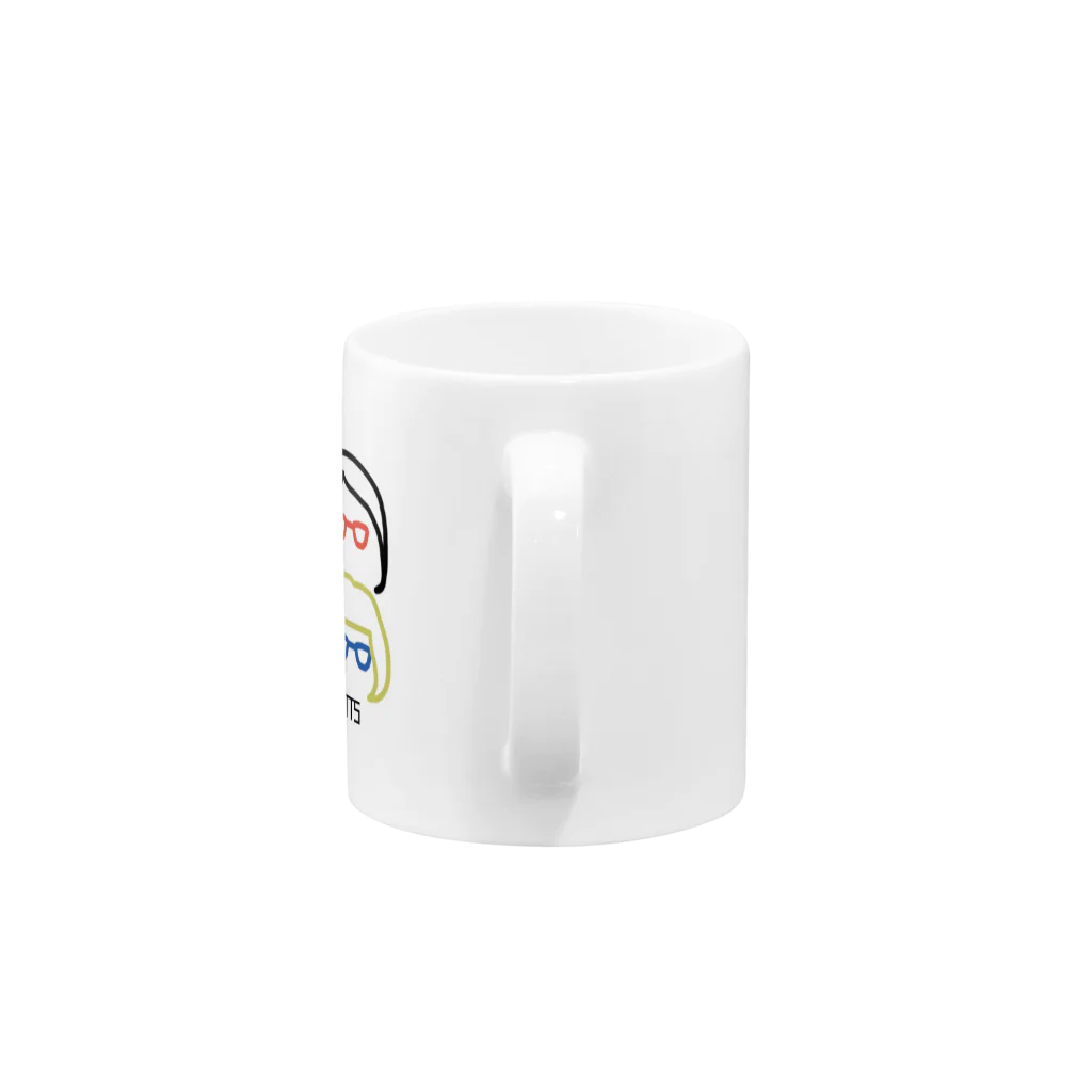7030ナオミオ百貨の7030ナオミオ with WADE WATTSグッズ Mug :handle