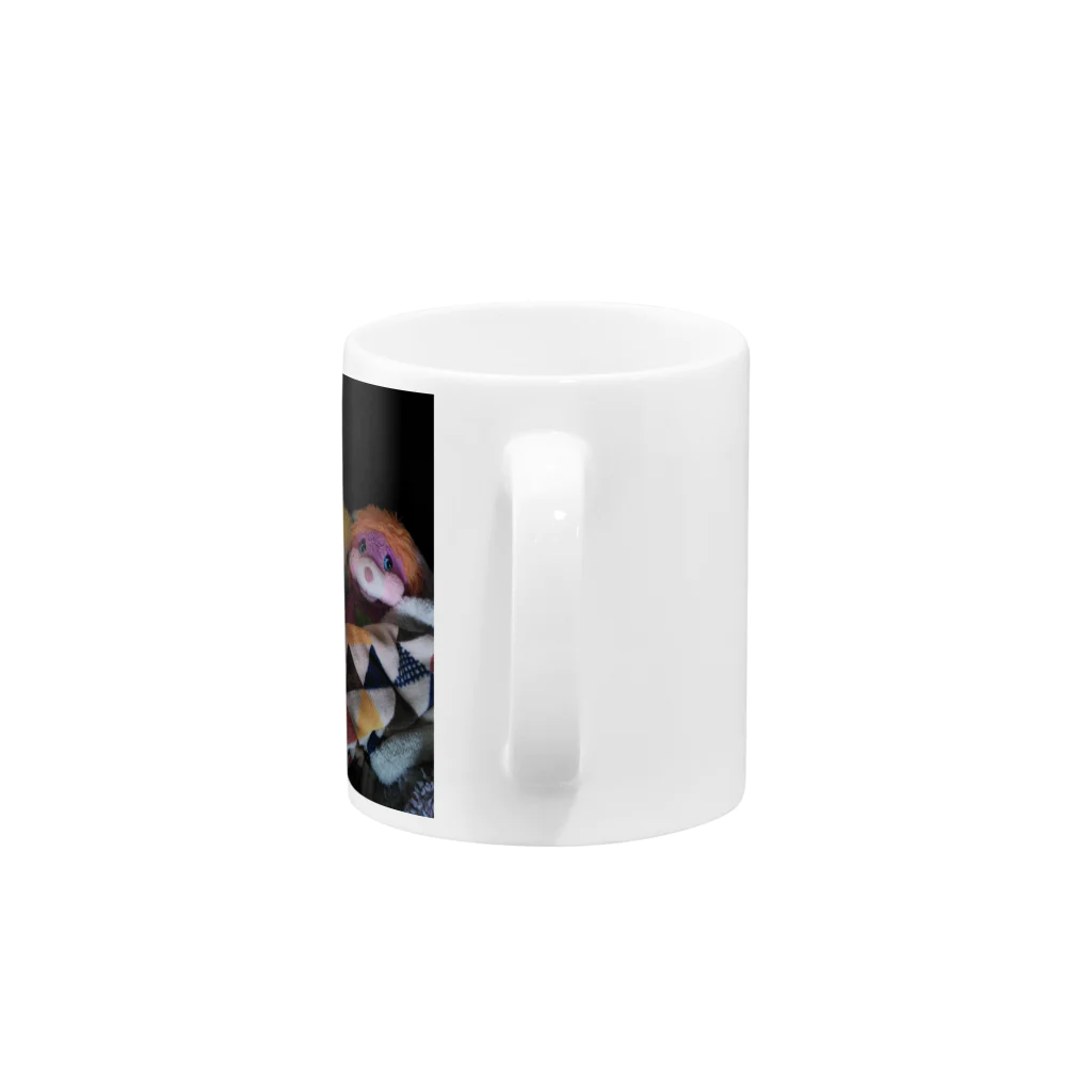 pi-hamaのぬくぬくくま Mug :handle