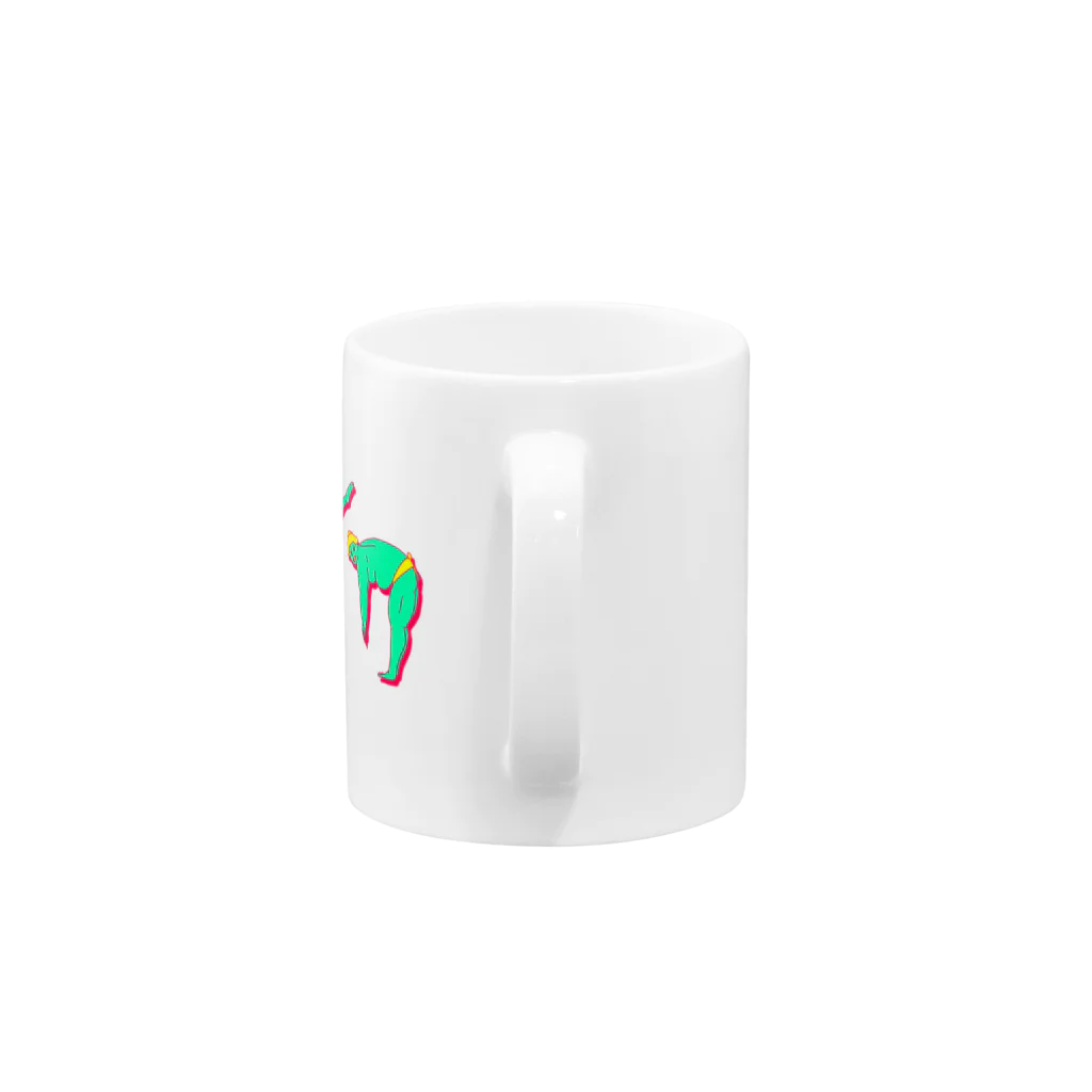 Y-BALANCEのレイワ力士 Mug :handle