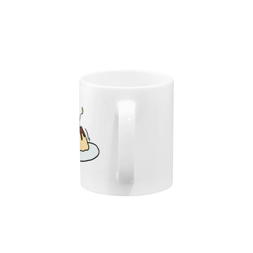 うさなん☆ショップのプリン☆プディング☆ Mug :handle