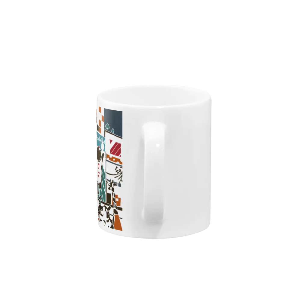 Who Mails?の大阪　戎橋 Mug :handle