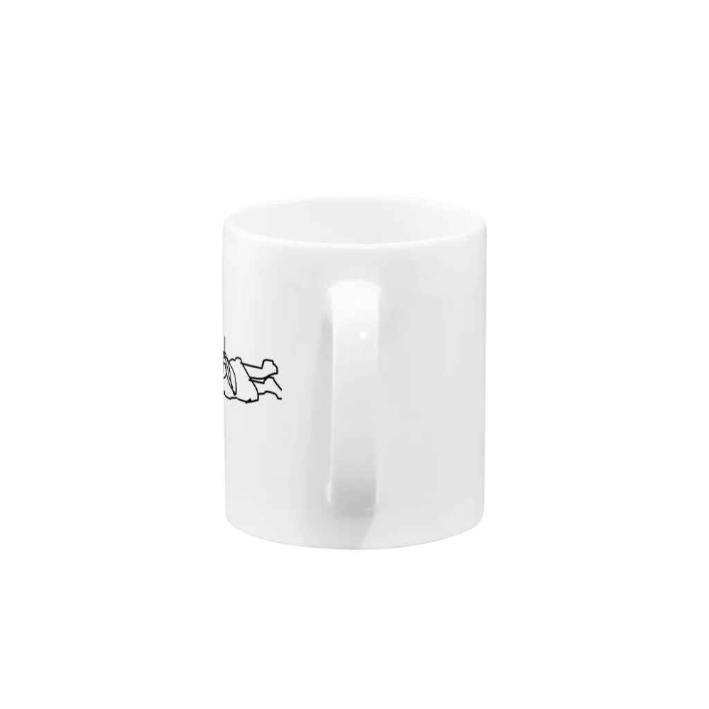 mal_hyuの過労 Mug :handle