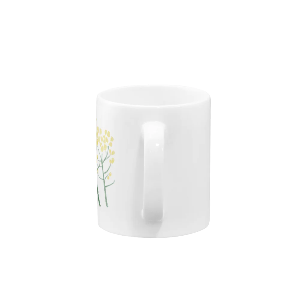 はるはらのお店の菜の花 Mug :handle