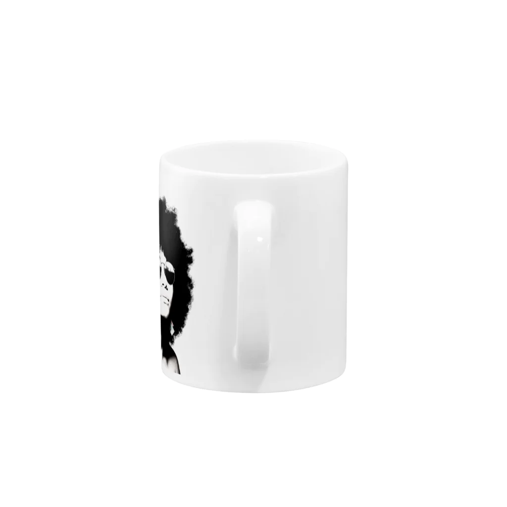 nanimonoのnanimono Afro Mug :handle