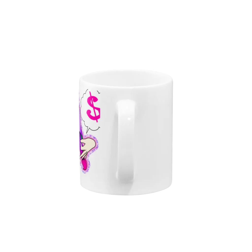 あびーしょっぷのAbbieポップ Mug :handle