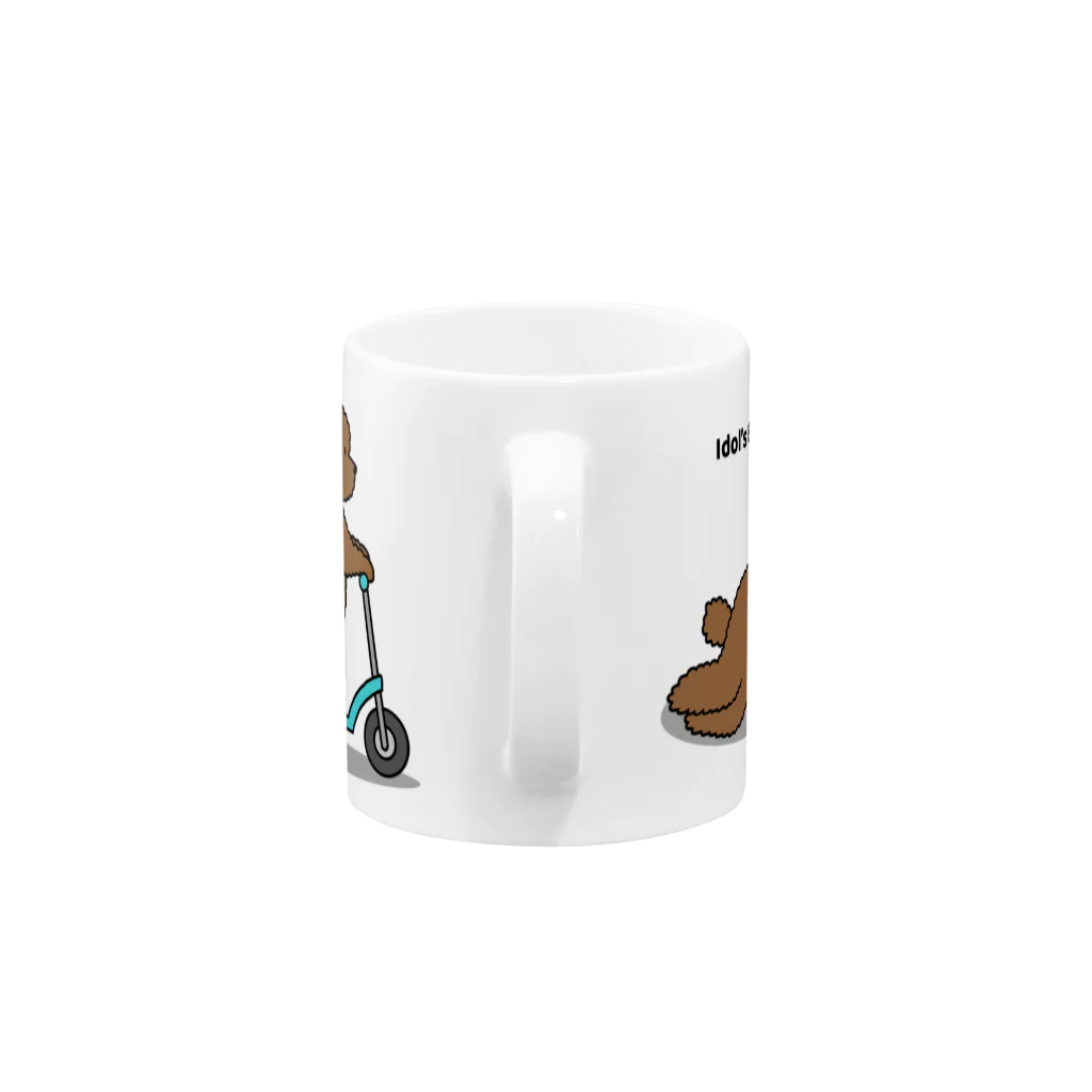 efrinmanのトイプー 赤系 Mug :handle