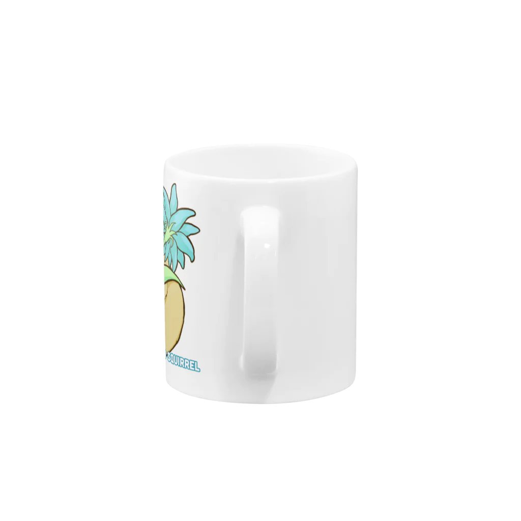 Lichtmuhleのリチャードソンジリスと一輪の花 Mug :handle