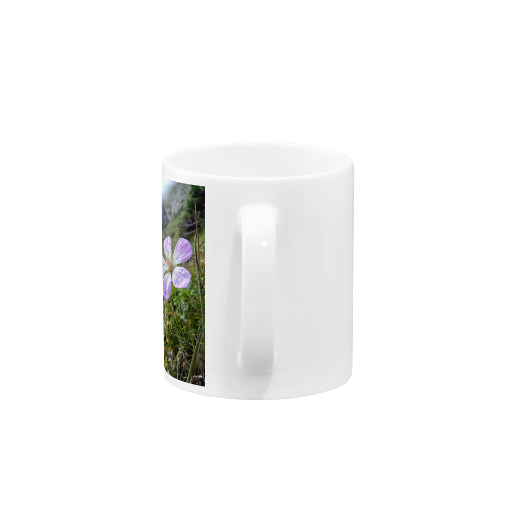 mountain loverの高山植物 Mug :handle