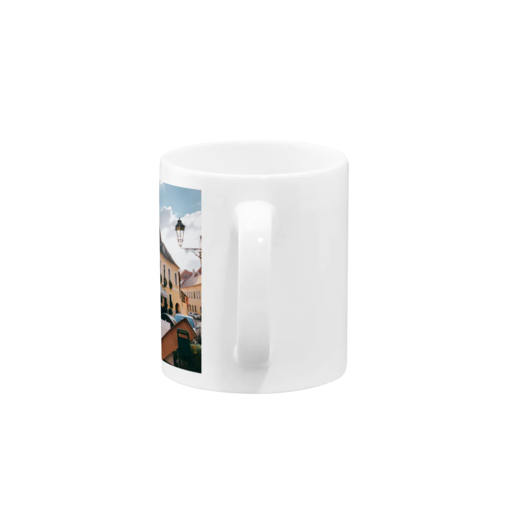 Hello のクロアチアの角 Mug :handle