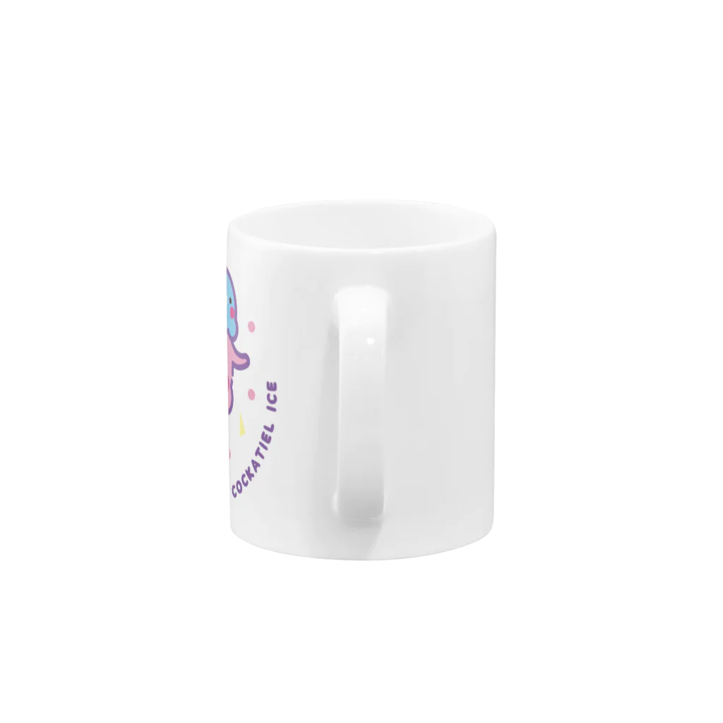 ほほらら工房 SUZURI支店のゆめかわオカメアイス Mug :handle