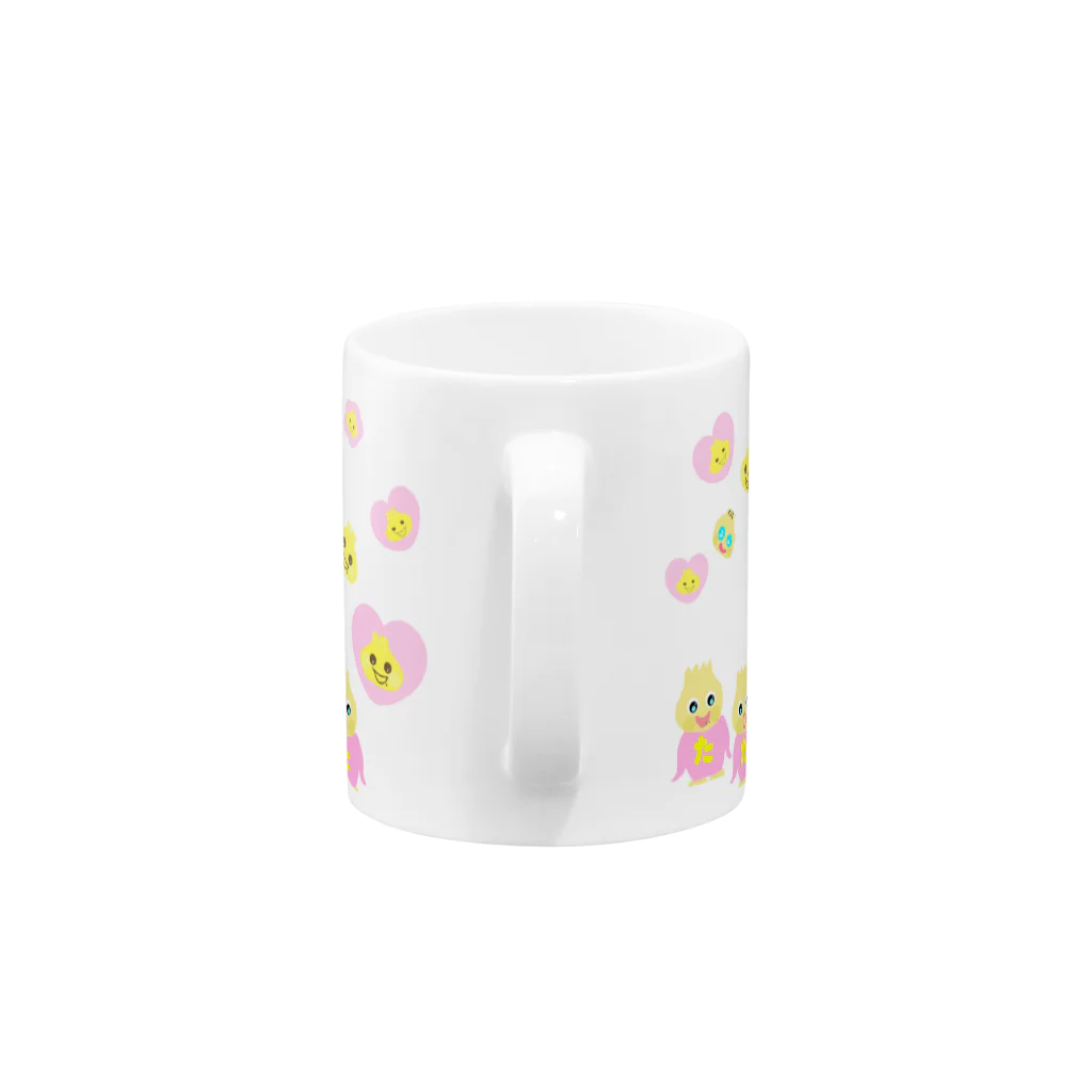 ビーネットサイト神戸の玉ねぎのたまちゃん Mug :handle