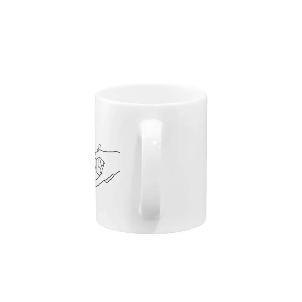 sinobuのあなたが作るハート Mug :handle