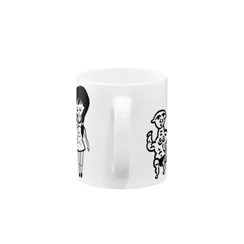 kumako33のにゃー Mug :handle