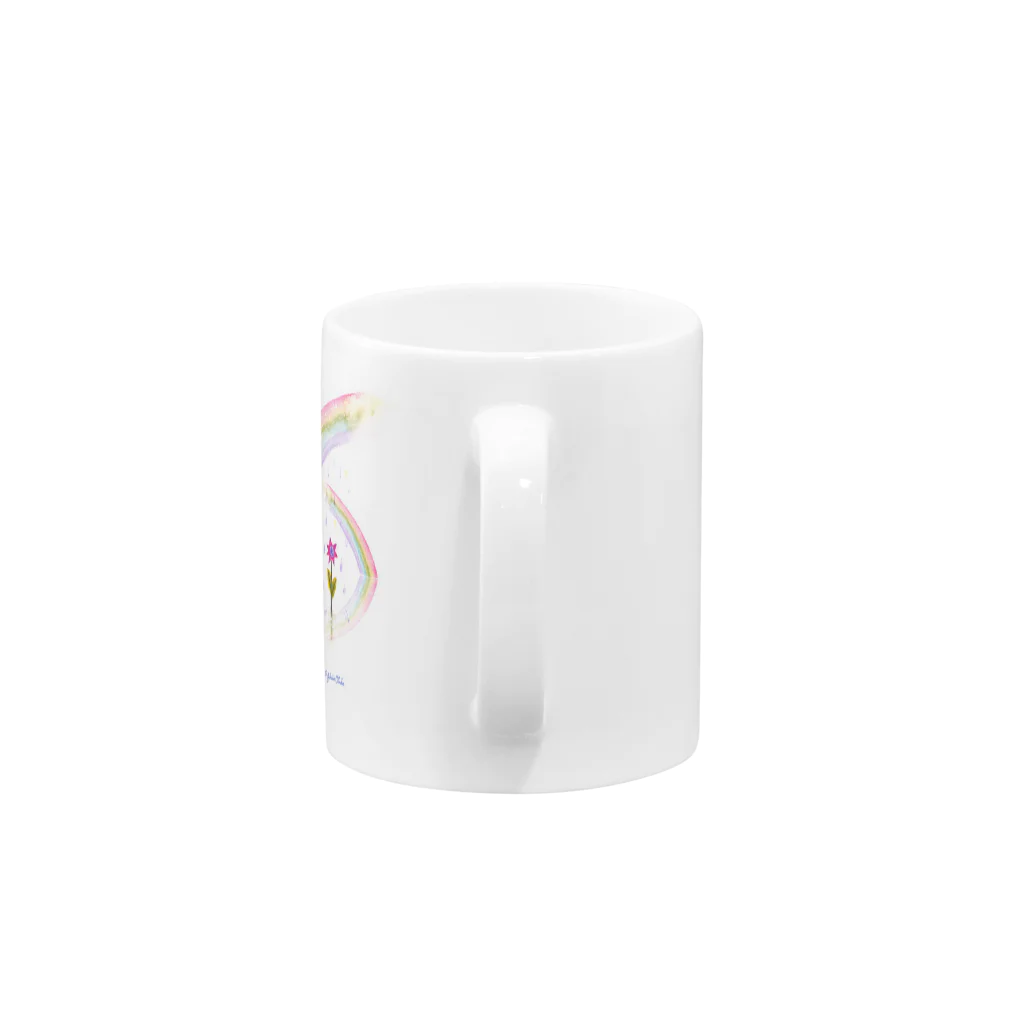 イラストレーター おおでゆかこの甘い虹 Mug :handle