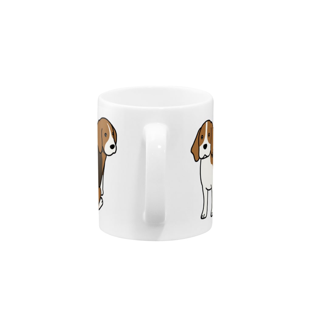 efrinmanのビーグル Mug :handle