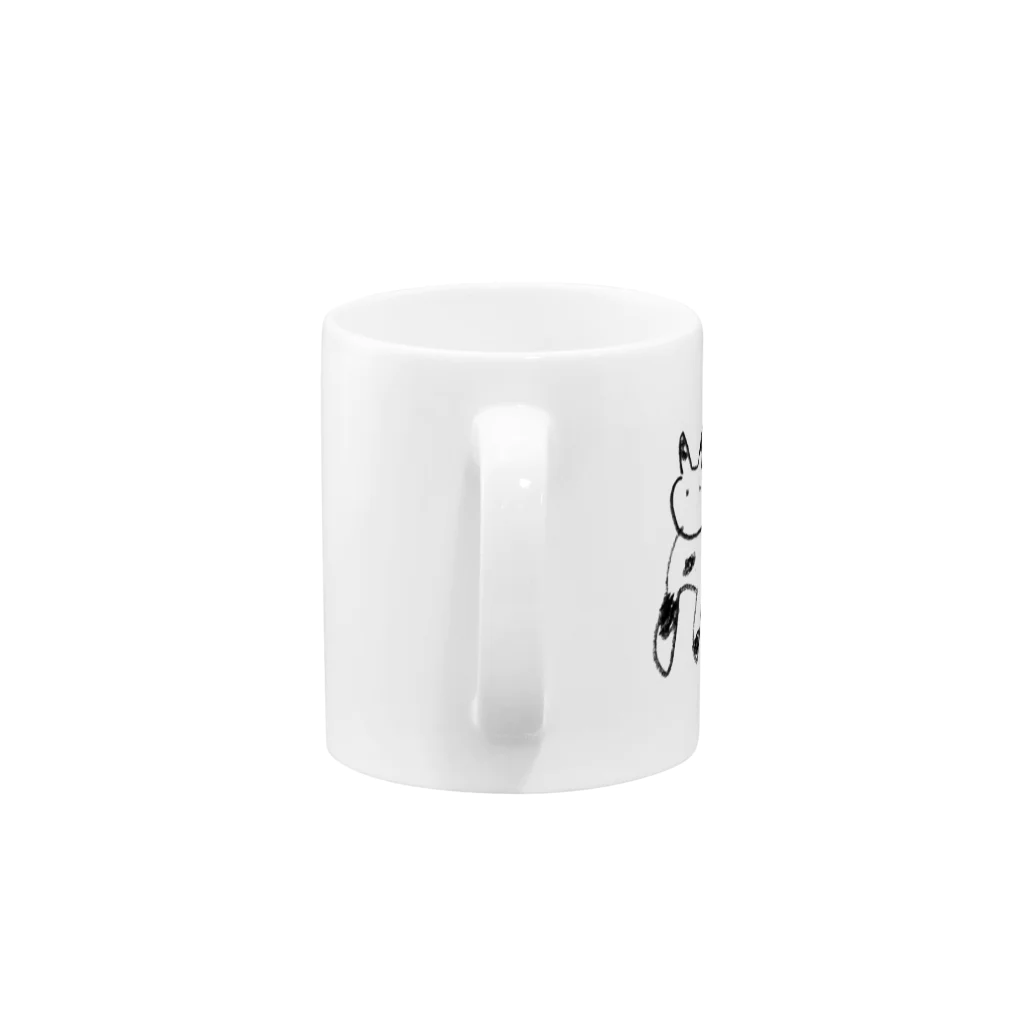nearly≒equalのかわいい動物 Mug :handle