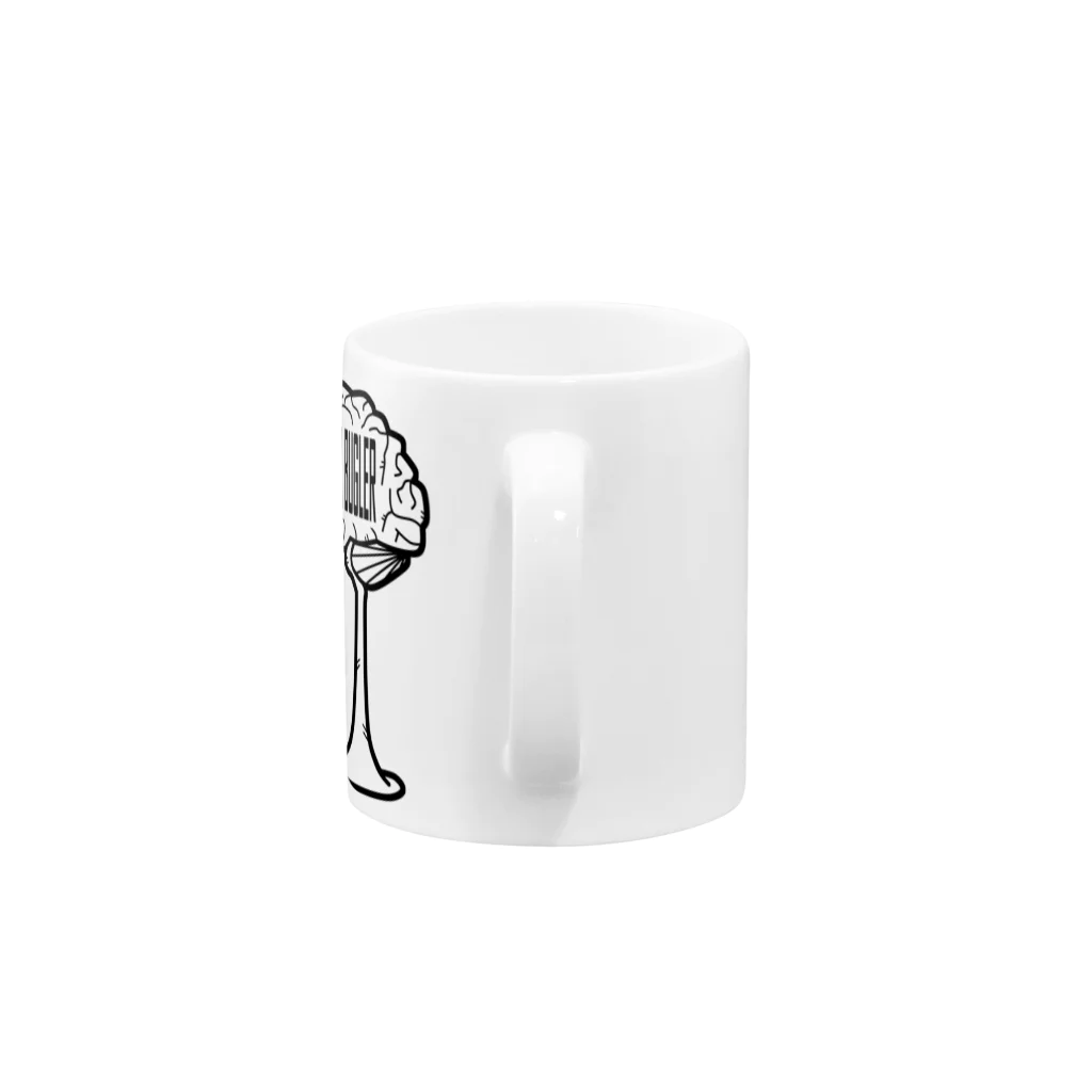 mosmos storeのNO IDEA BUGLER Mug :handle