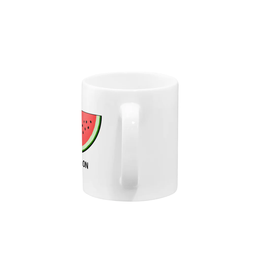 GREAT 7のスイカ Mug :handle