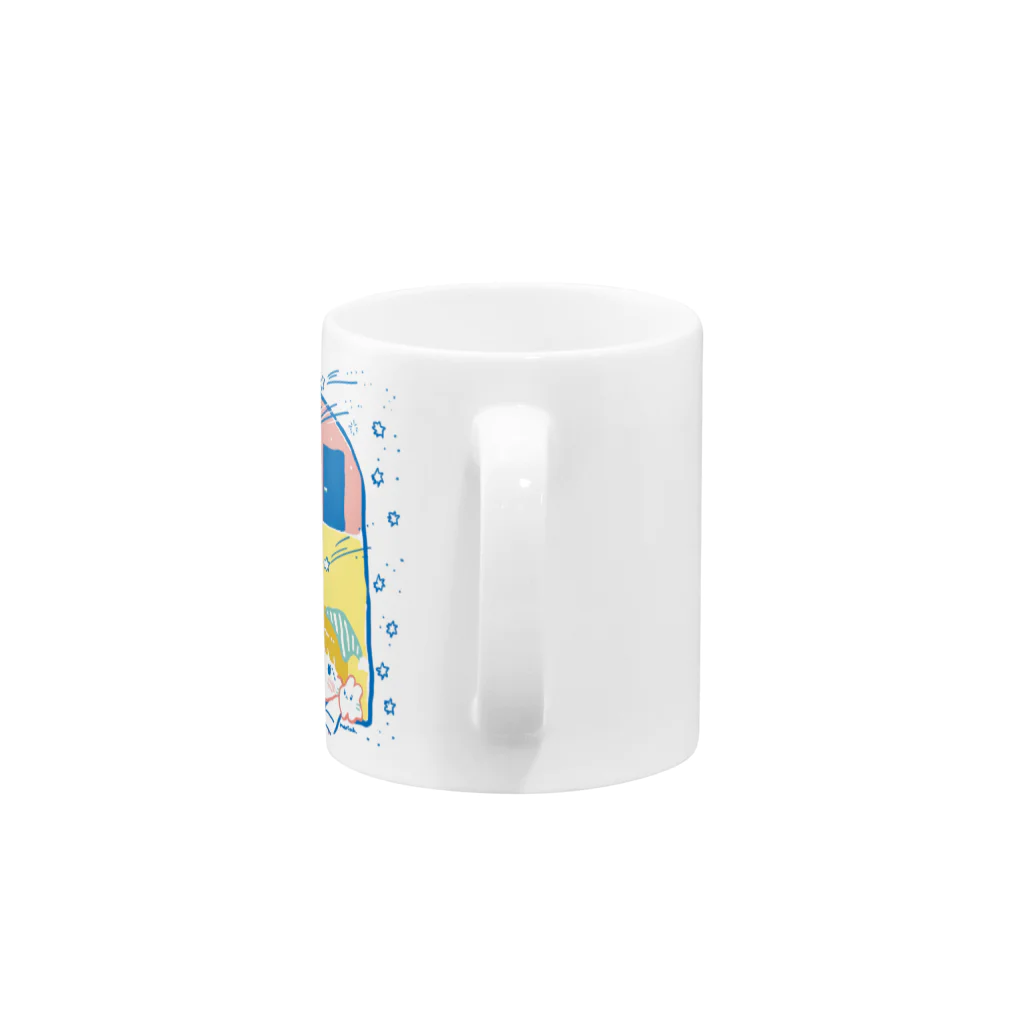 marina。の流れるキラキラ Mug :handle