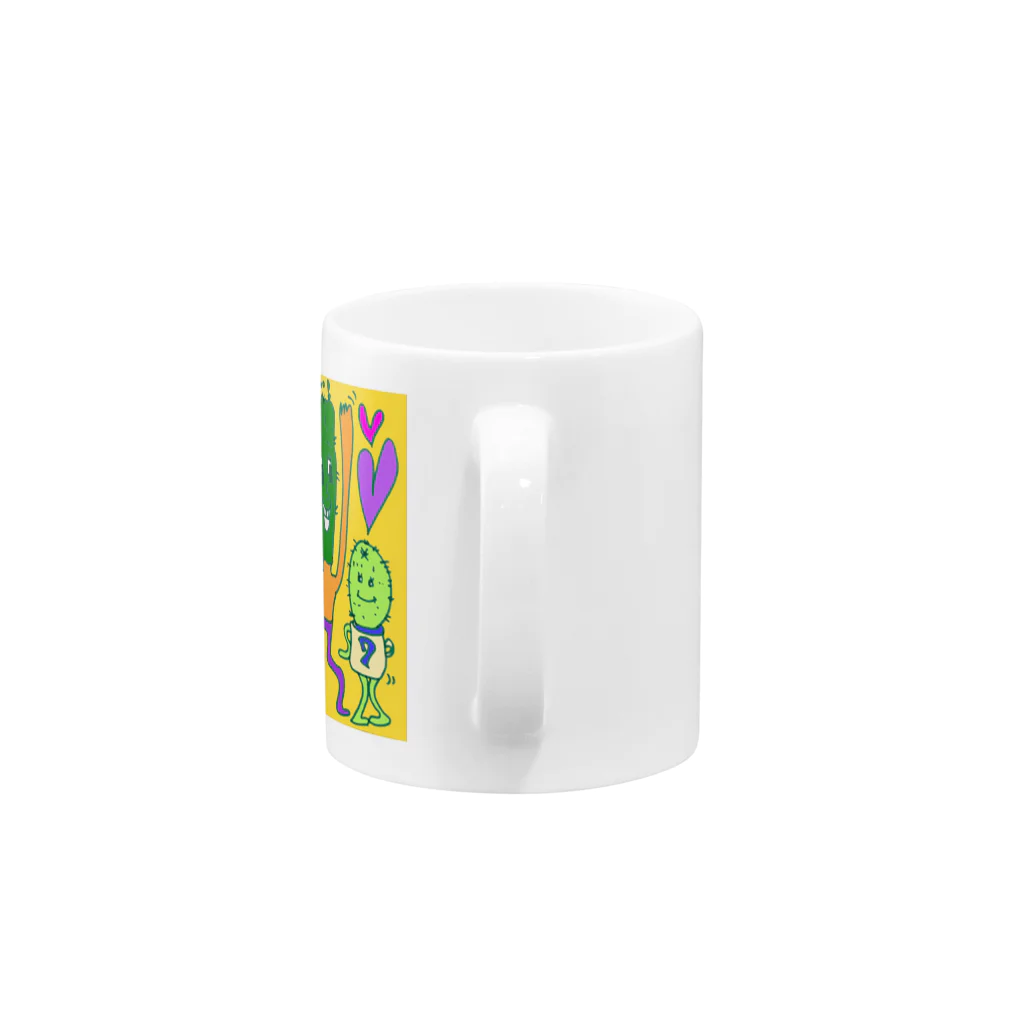 てんとうむしのくつしたのさぼ Mug :handle