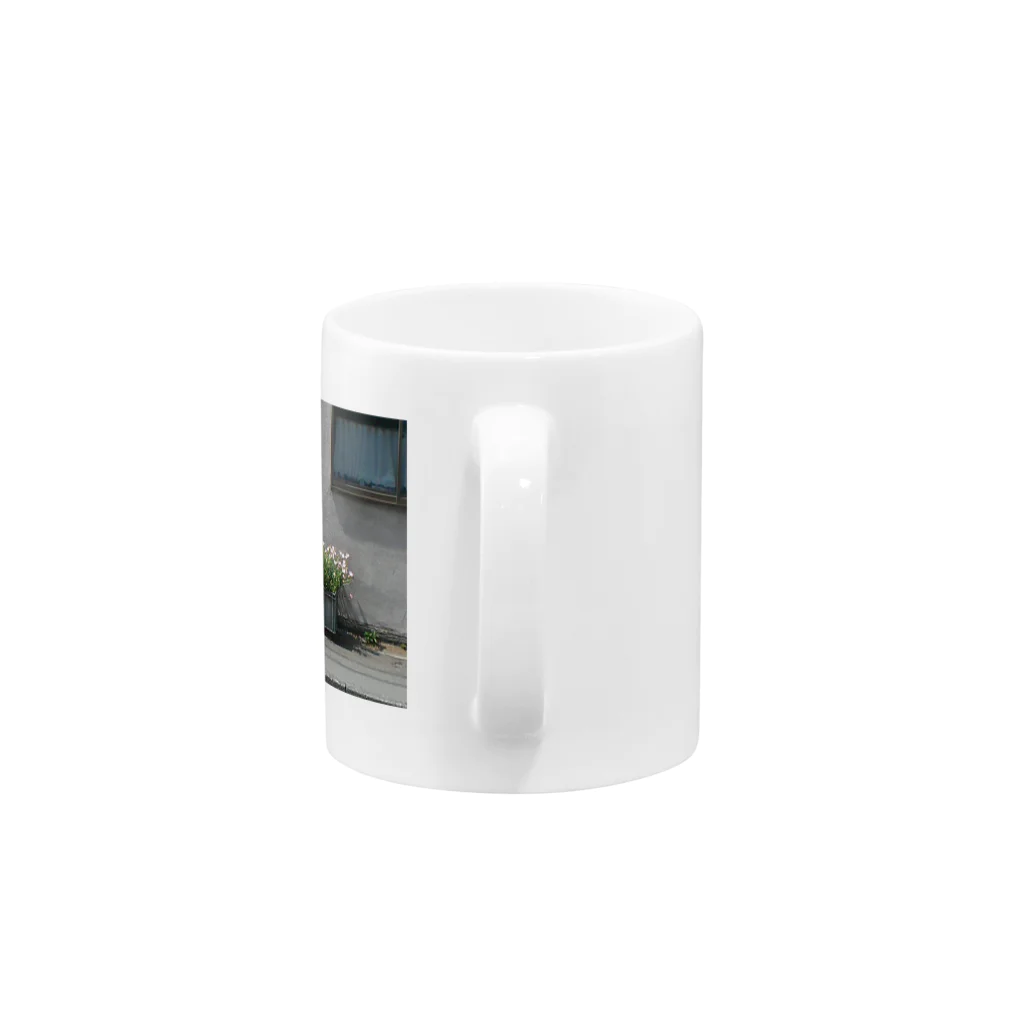 柏アオイの道端のばら Mug :handle