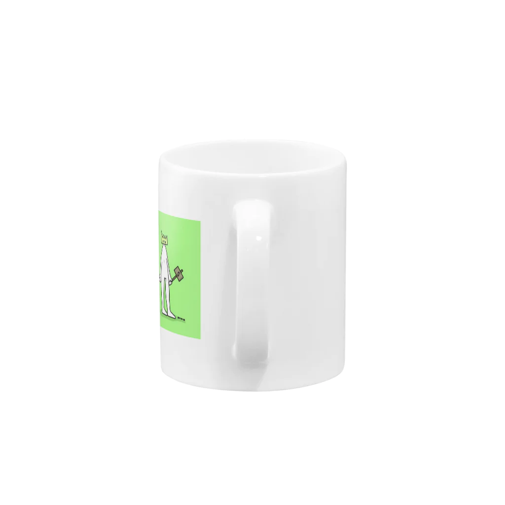 ぃくら屋のtesuto Mug :handle