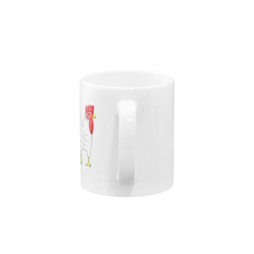 ★いろえんぴつ★のたまごとにわとり Mug :handle