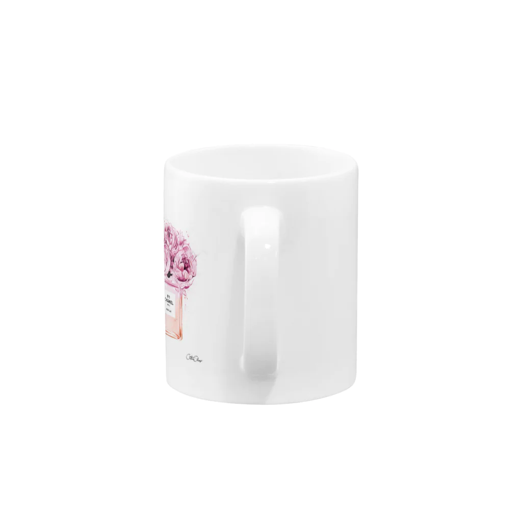 xxxx5のcoco flower Mug :handle