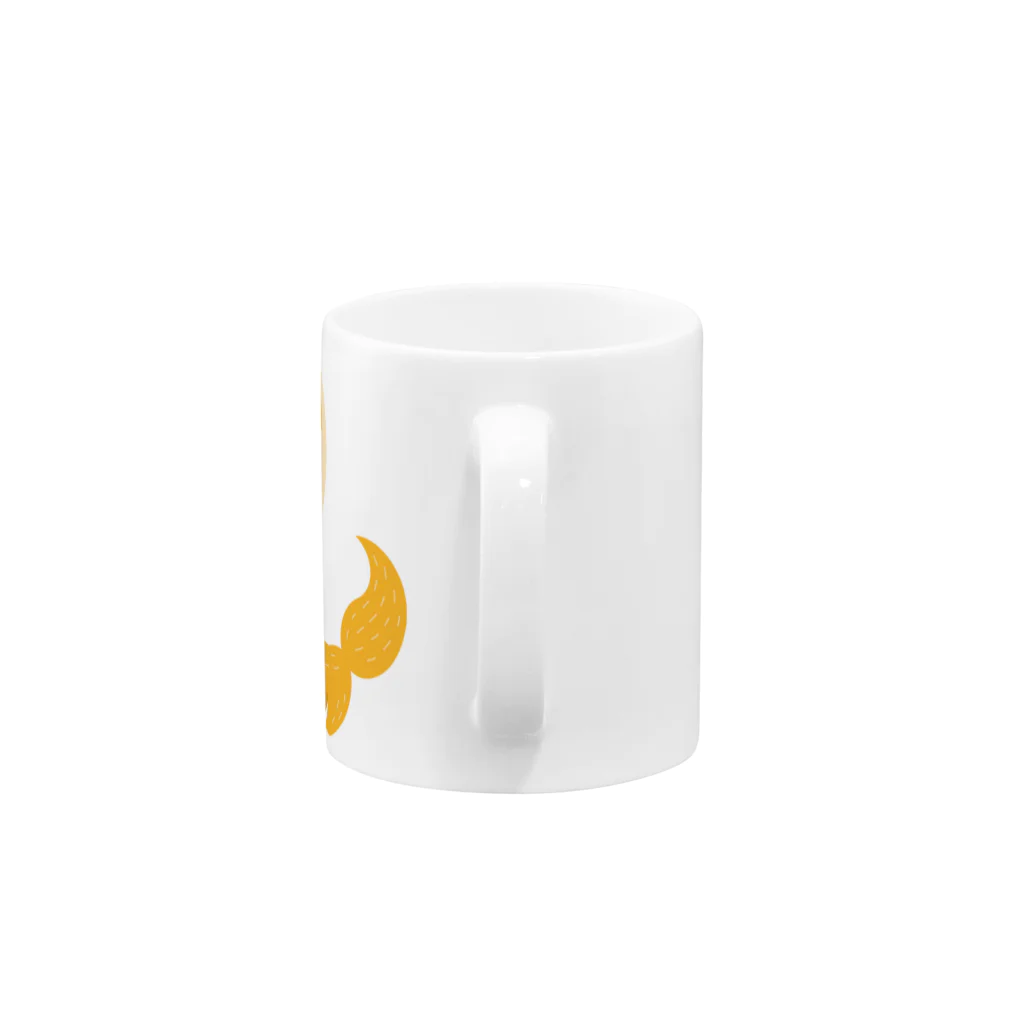 AtelierCOMETのきつねっこ Mug :handle