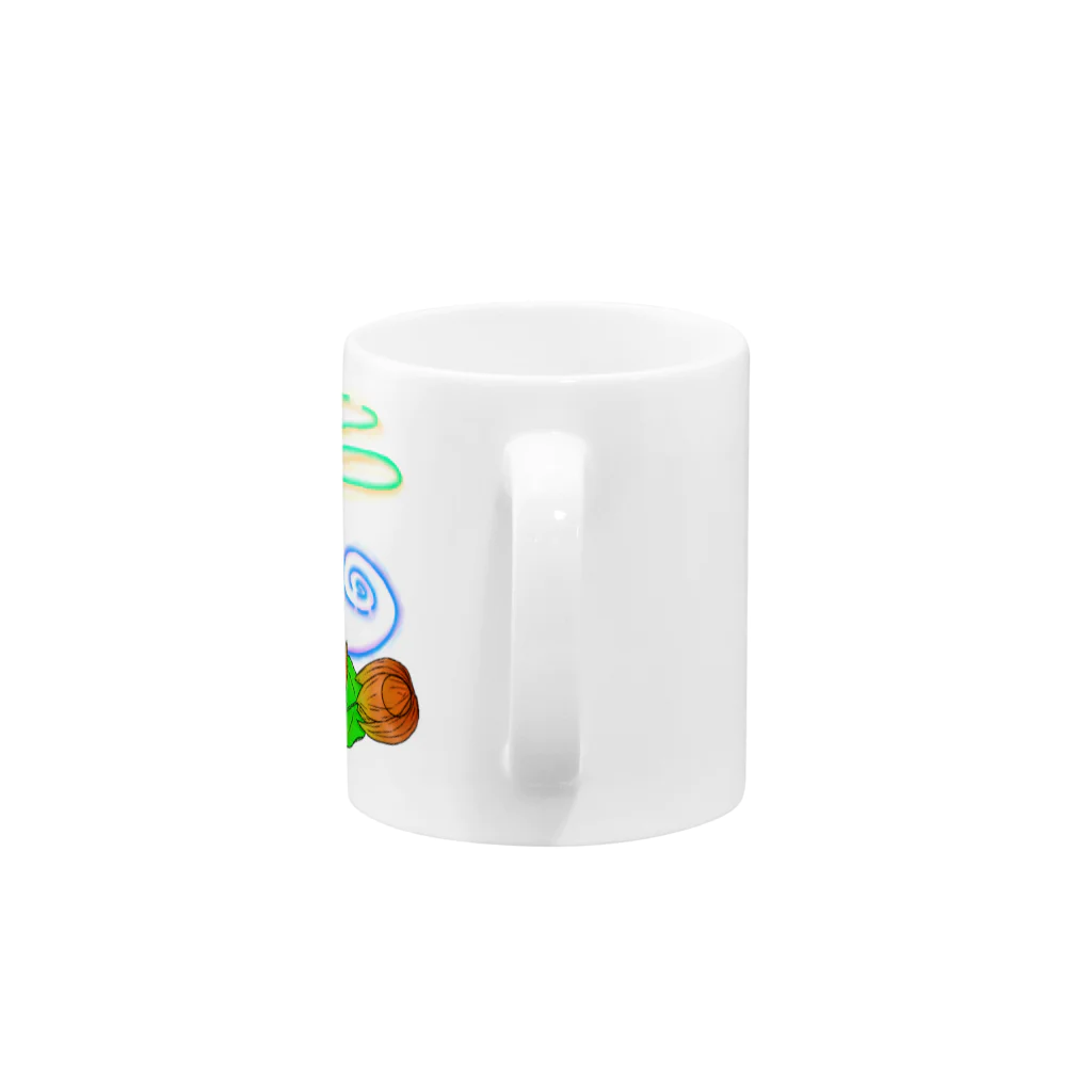 Lily bird（リリーバード）のホオズキ 水紋背景（和柄） Mug :handle