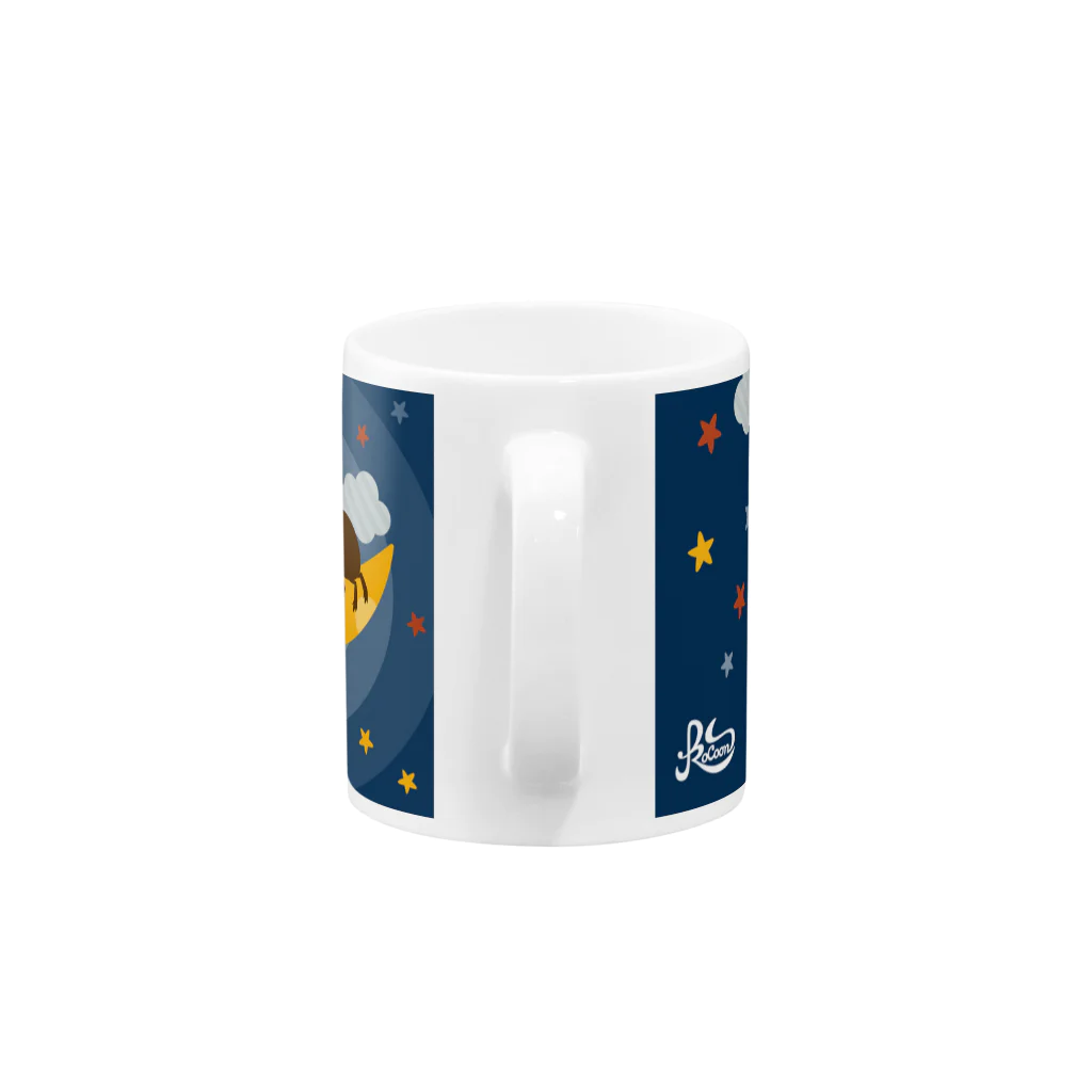 kocoon（コクーン）の夜空のカブトムシ Mug :handle