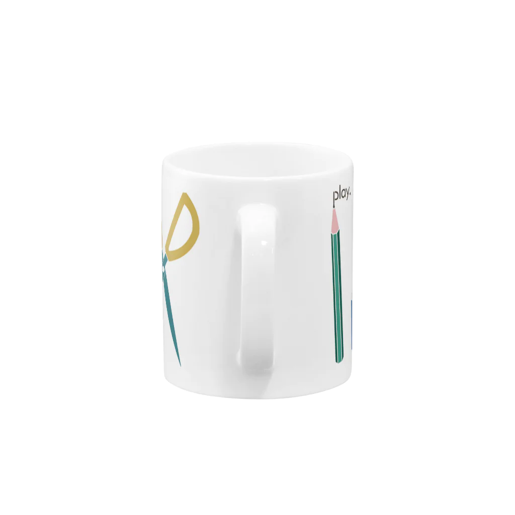 ちよこのぶんぐ Mug :handle