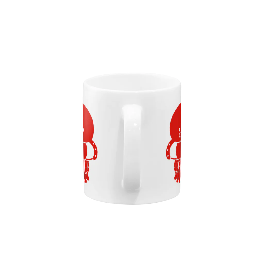 ゴンのマリンシリーズ・タコ Mug :handle