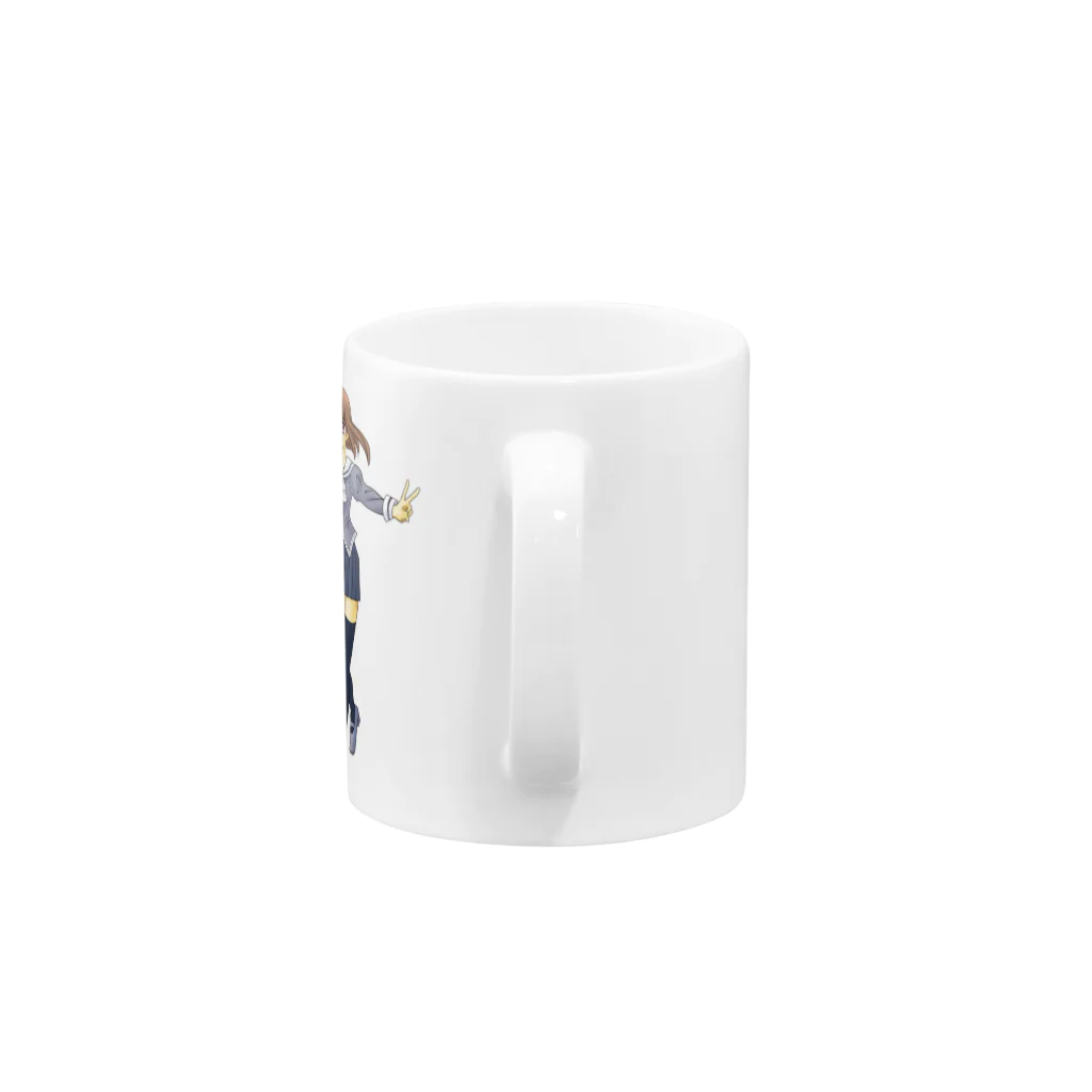 Angelのセーラー服の女の子 Mug :handle