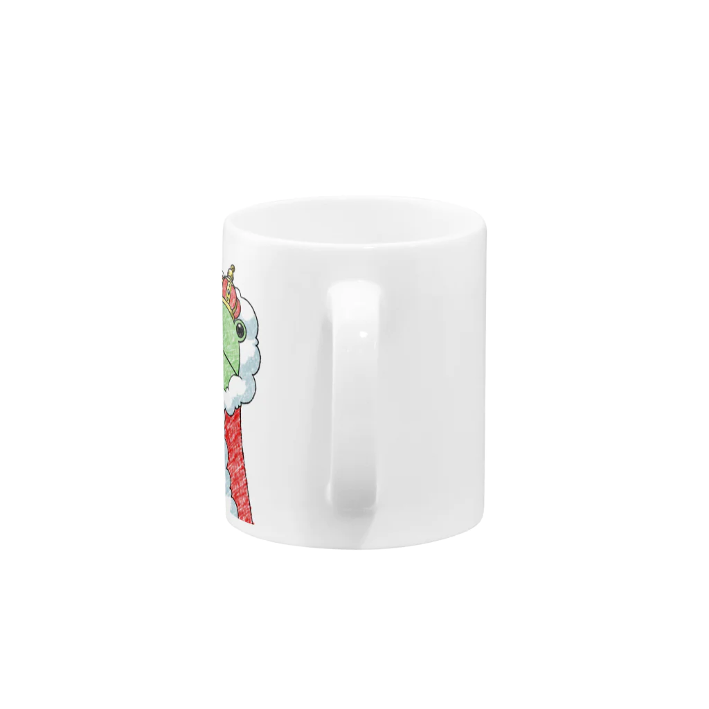 ももたかの王様カエル Mug :handle