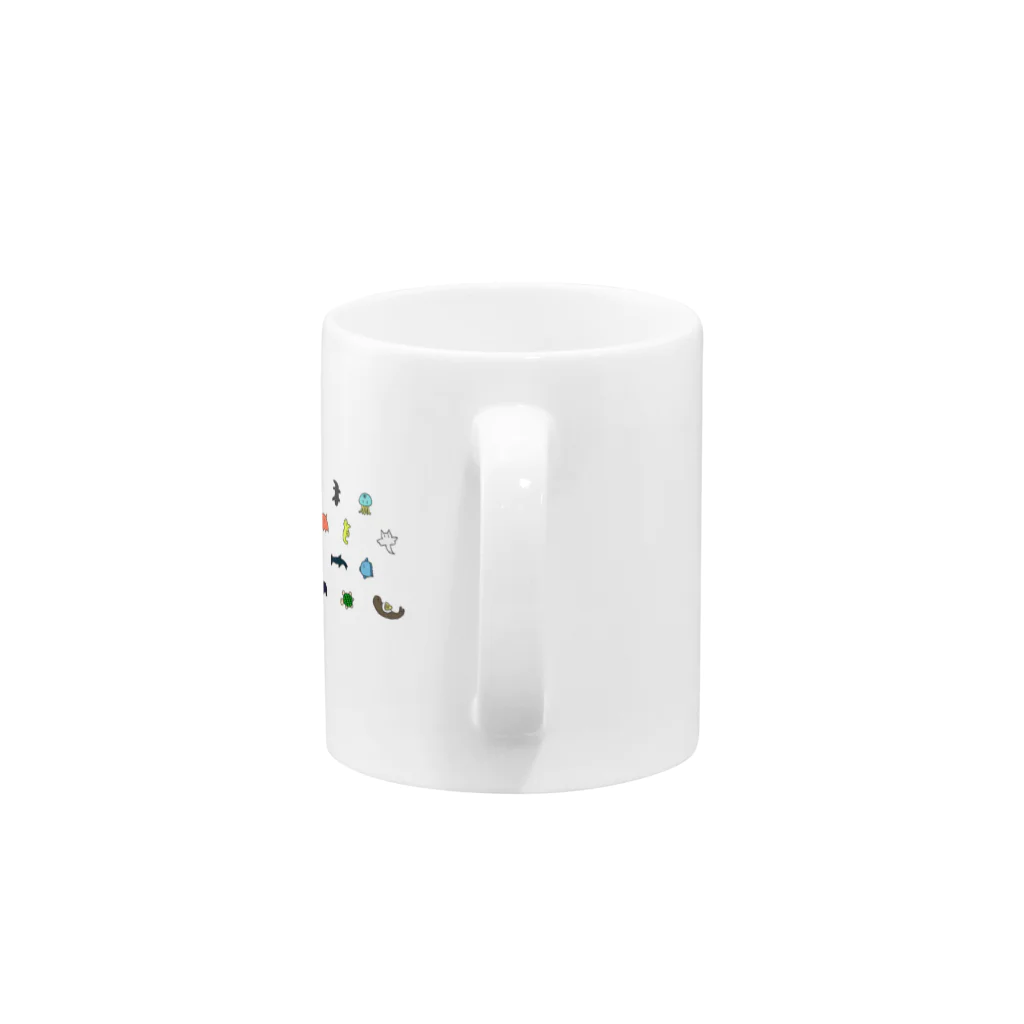 0011 1001のうみのいきもの Mug :handle