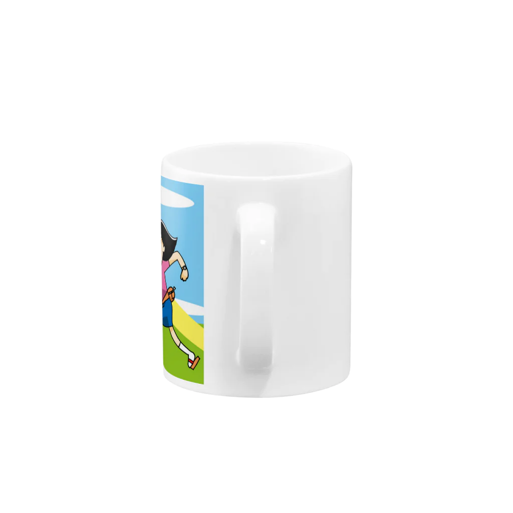 ふくたつショップのフリスビードッグ Mug :handle