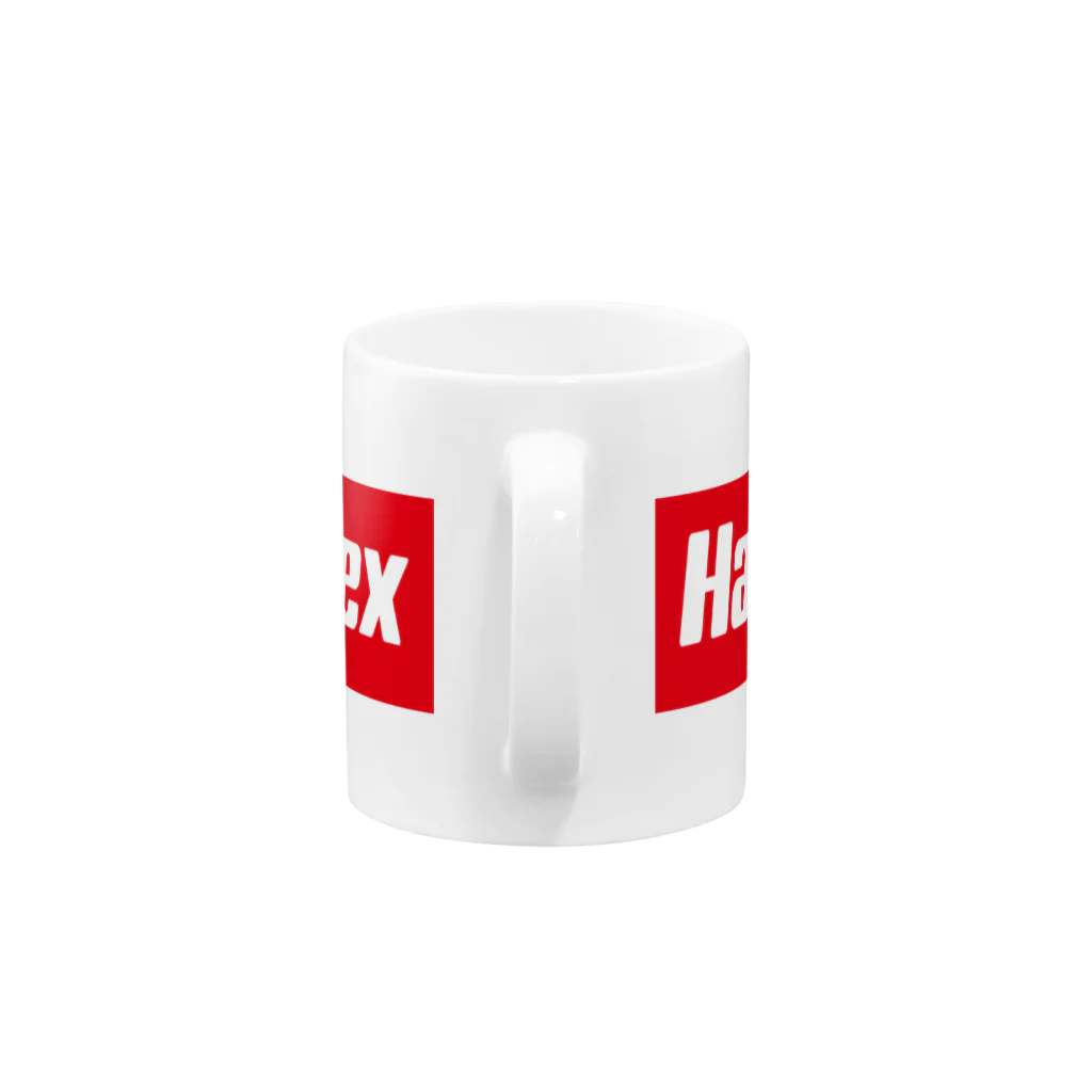 ハワイスタイルクラブのHawaiian Suprex Box Logo Mug :handle