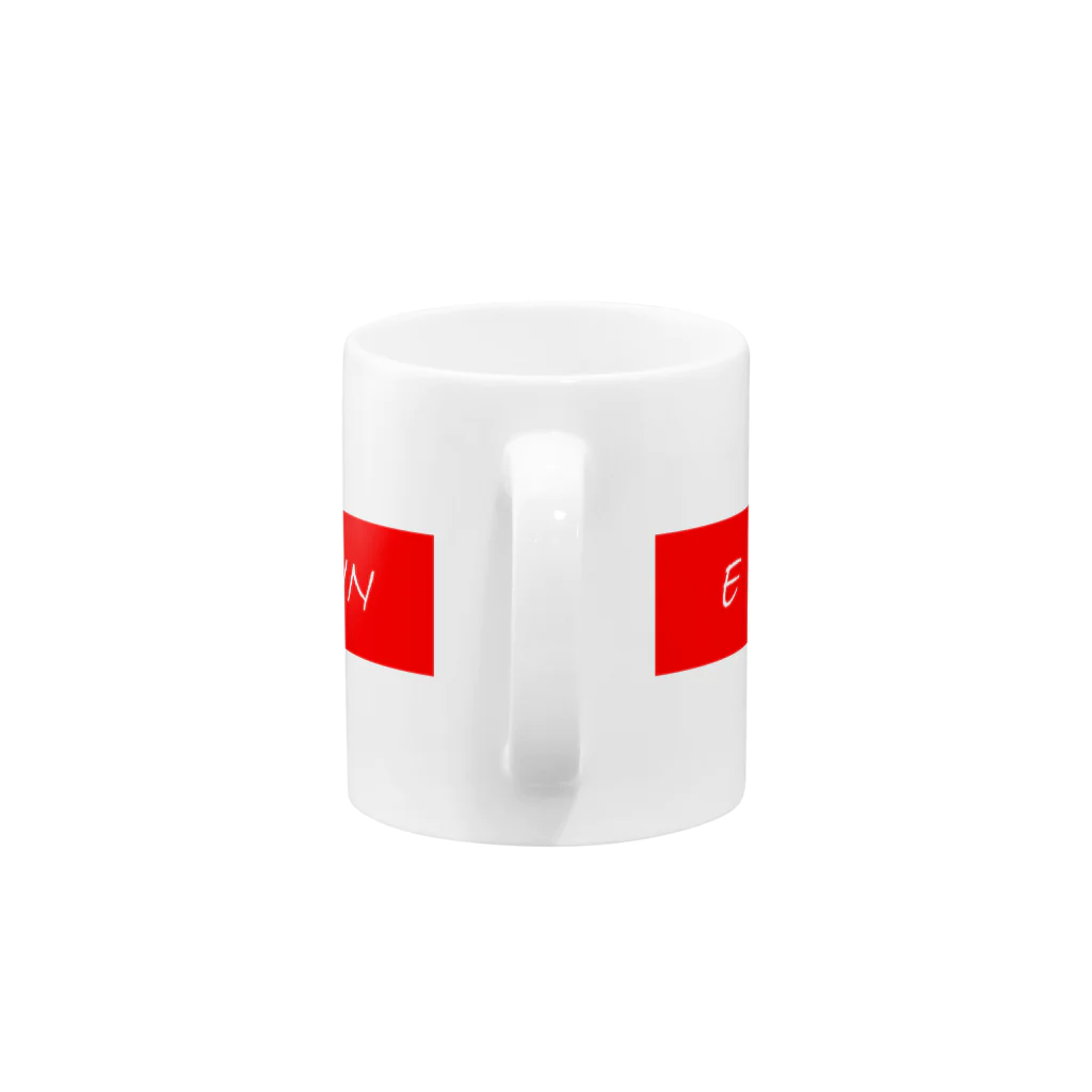へらやのton-tanki(赤) Mug :handle