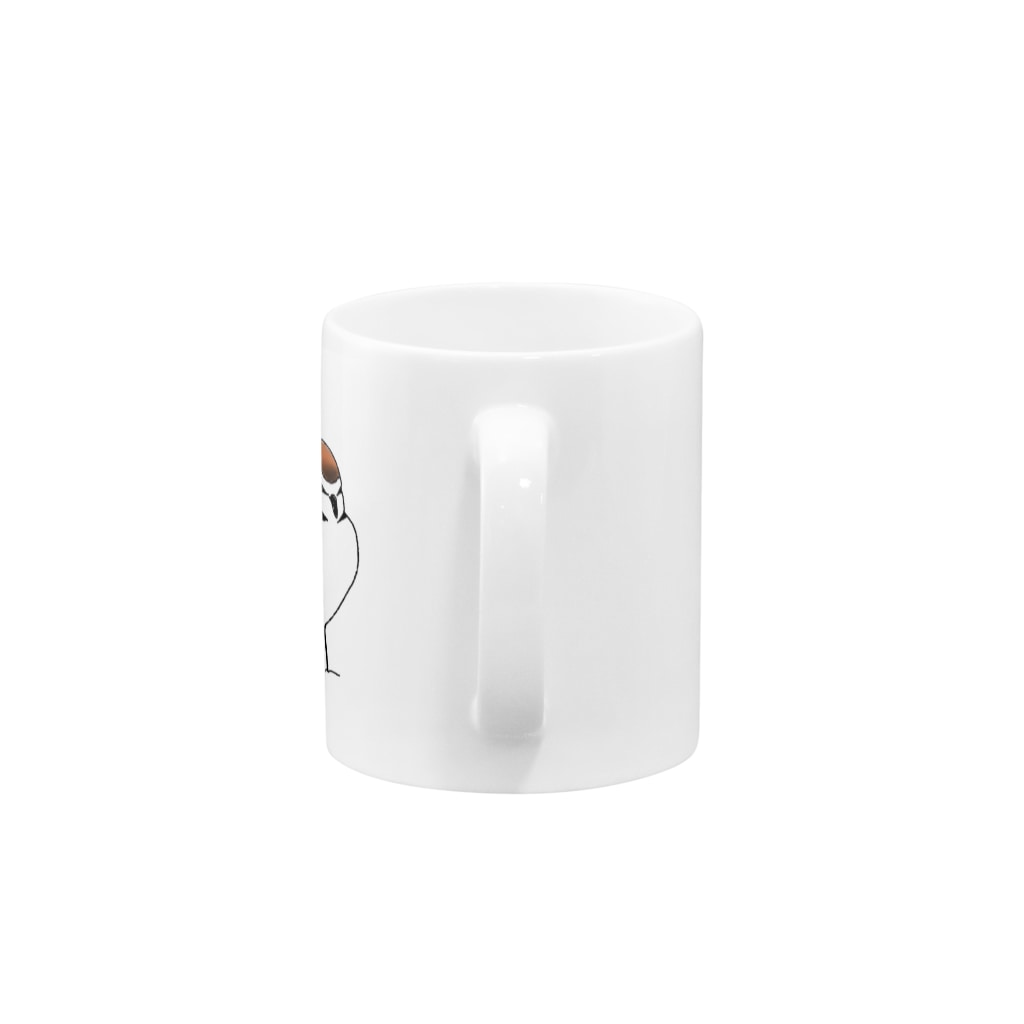 minatoriのシロチ Mug :handle