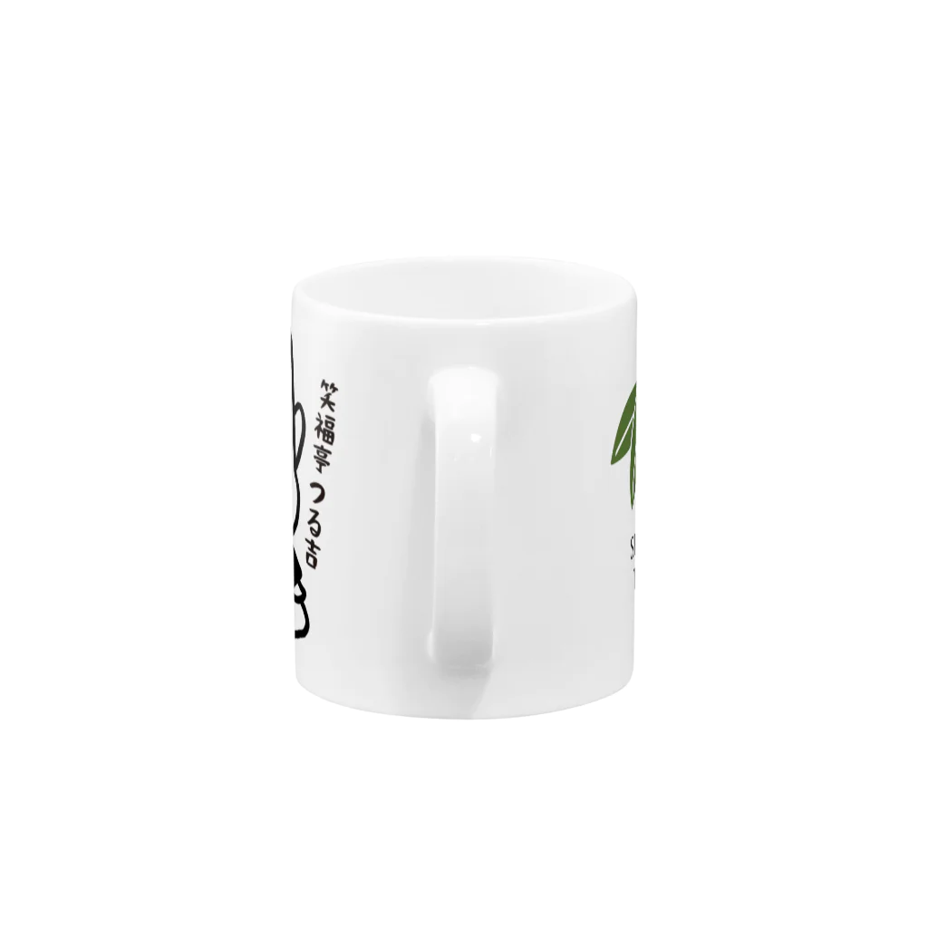 松本留五郎商店の笑福亭つる吉くん Mug :handle